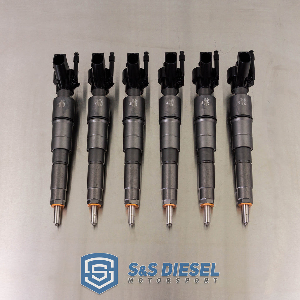 S&S Diesel - BMW M57 Piezo Injectors 2,250 CC/Min (Brand new / No core charge)
